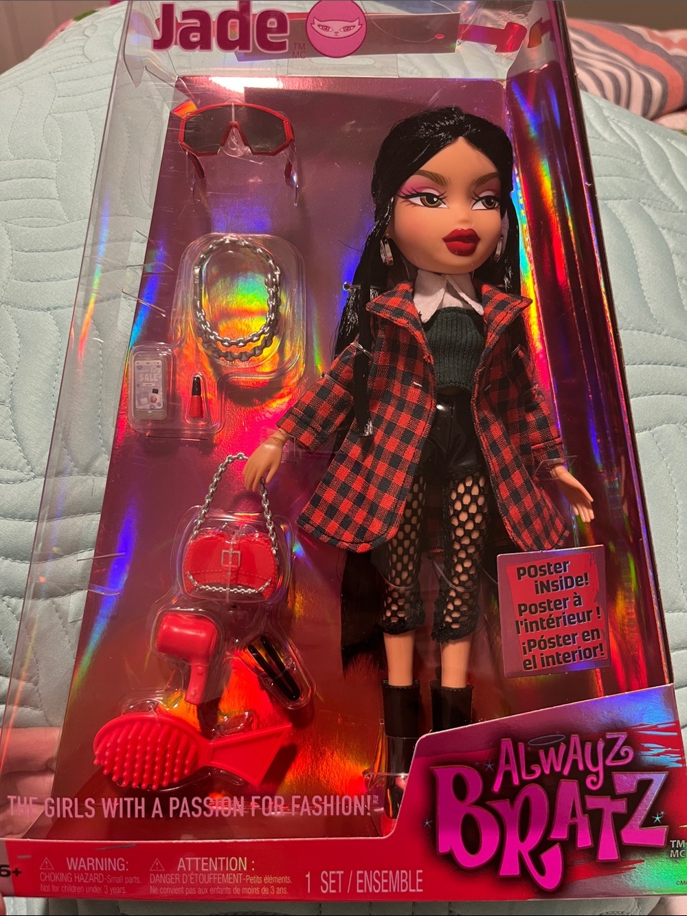 Alwayz BRATZ - Jade Fashion Doll - Red Plaid Outfit